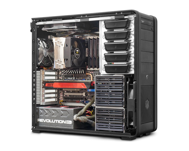 корпус SilverStone FT01 с блоком питания внизу