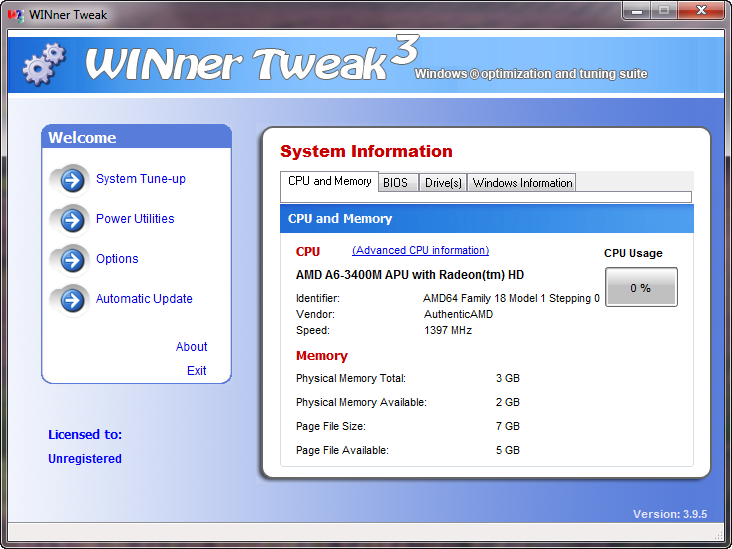 оптимизация системы Windows